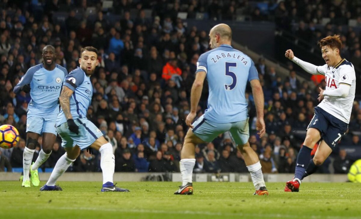 FOTO și VIDEO Final incredibil de meci pe Etihad: City ratează victoria cu Tottenham, după ce a condus cu 2-0!