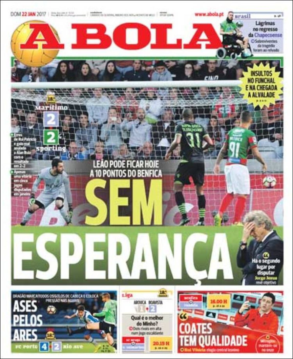 Ce scriu azi ziarele de sport din lume (22 ianuarie 2017)