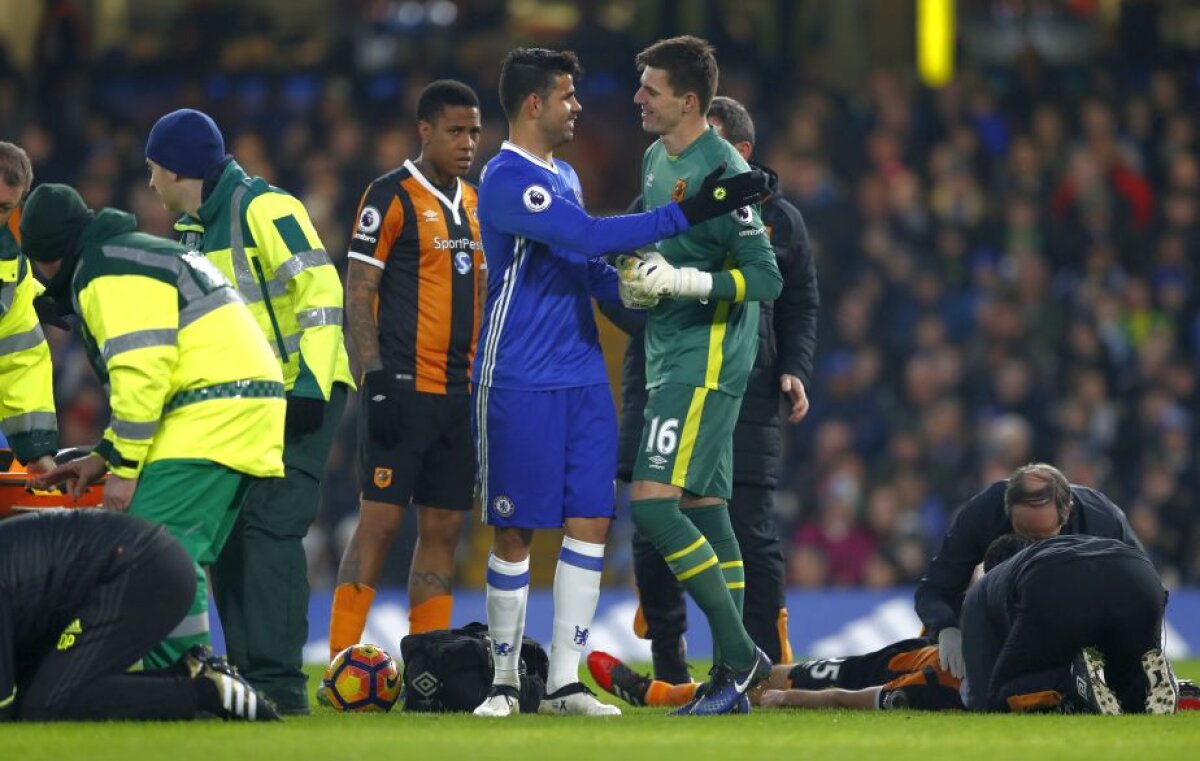 UPDATE // GALERIE FOTO Imagini de groază în Chelsea - Hull » Ryan Mason a suferit o fractură craniană și a fost operat de urgență