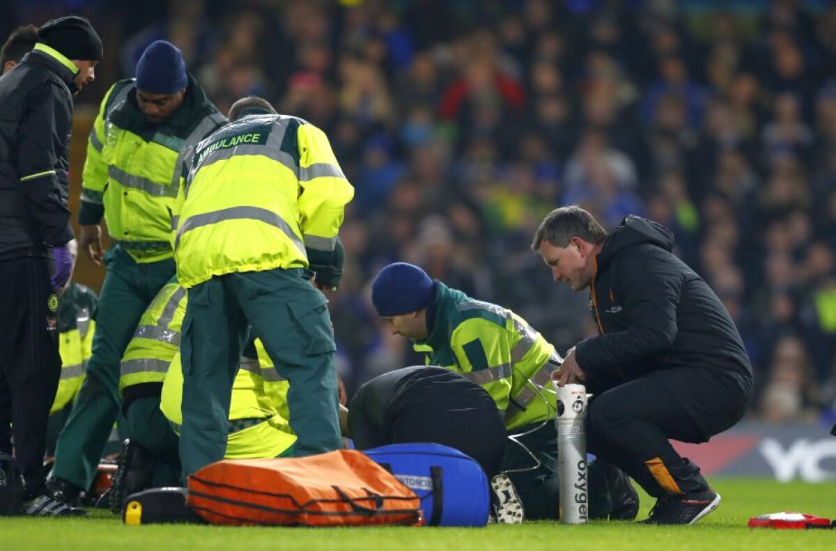 UPDATE // GALERIE FOTO Imagini de groază în Chelsea - Hull » Ryan Mason a suferit o fractură craniană și a fost operat de urgență