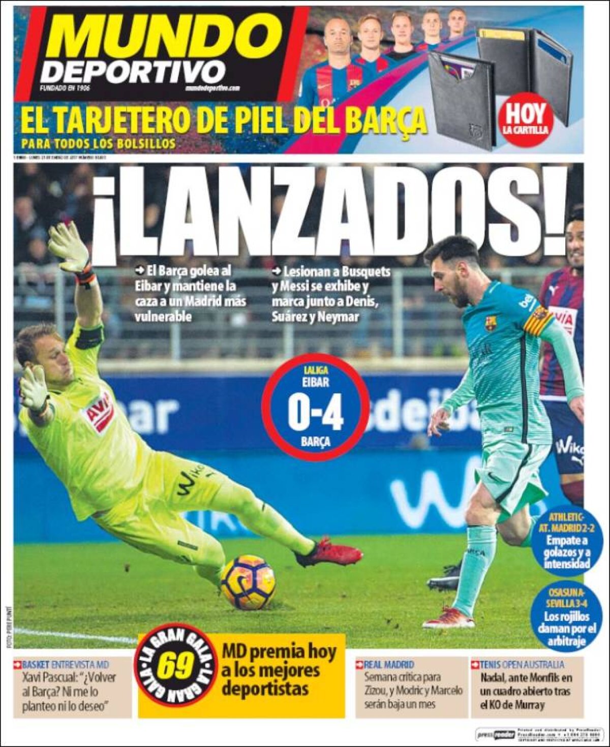 Ce scriu azi ziarele de sport din lume (23 ianuarie 2017)