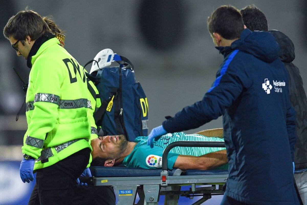 FOTO + VIDEO Accidentare HORROR pentru un om de bază al Barcelonei » Primele rezultate ale analizelor