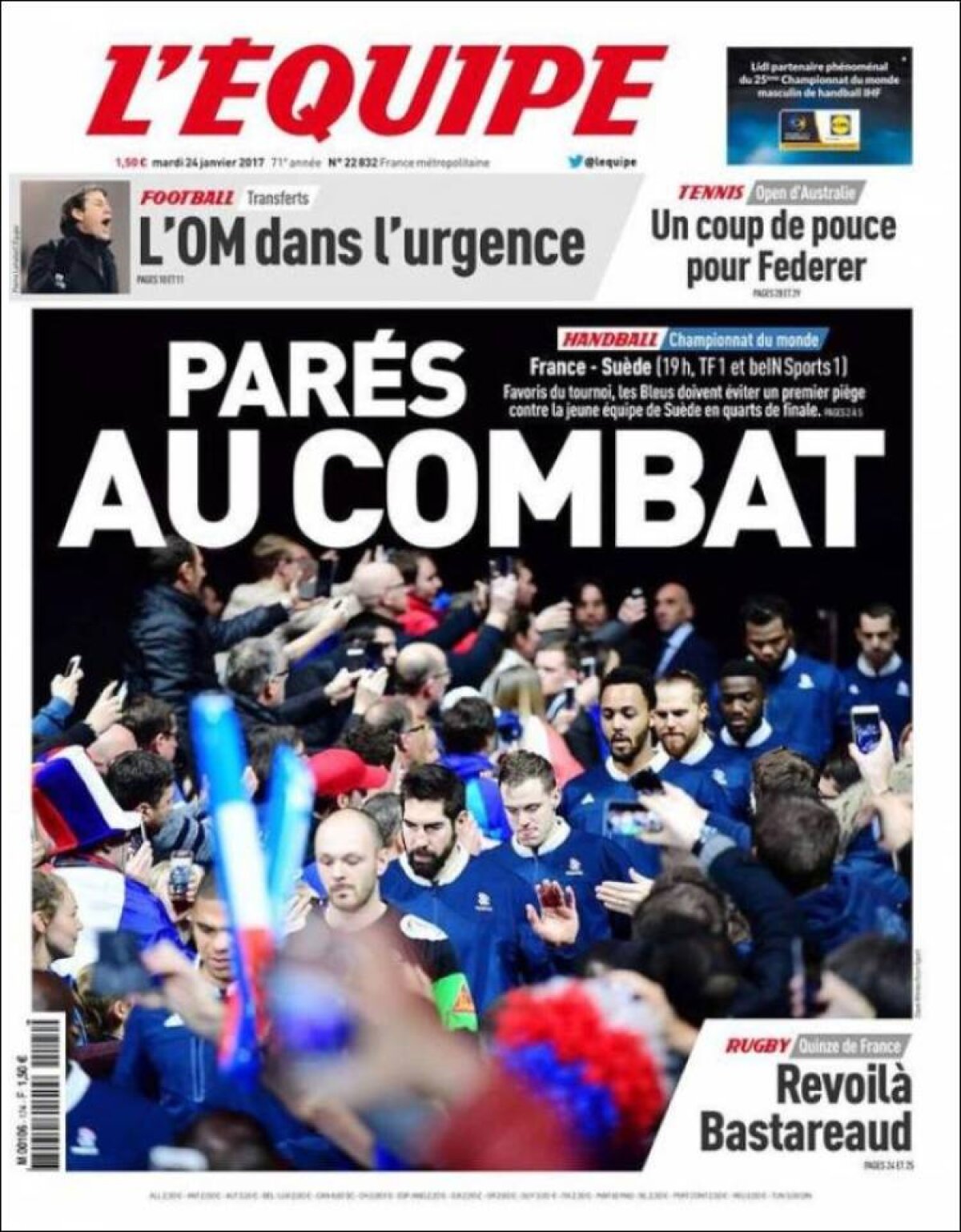 Ce scriu azi ziarele de sport din lume (24 ianuarie 2017)