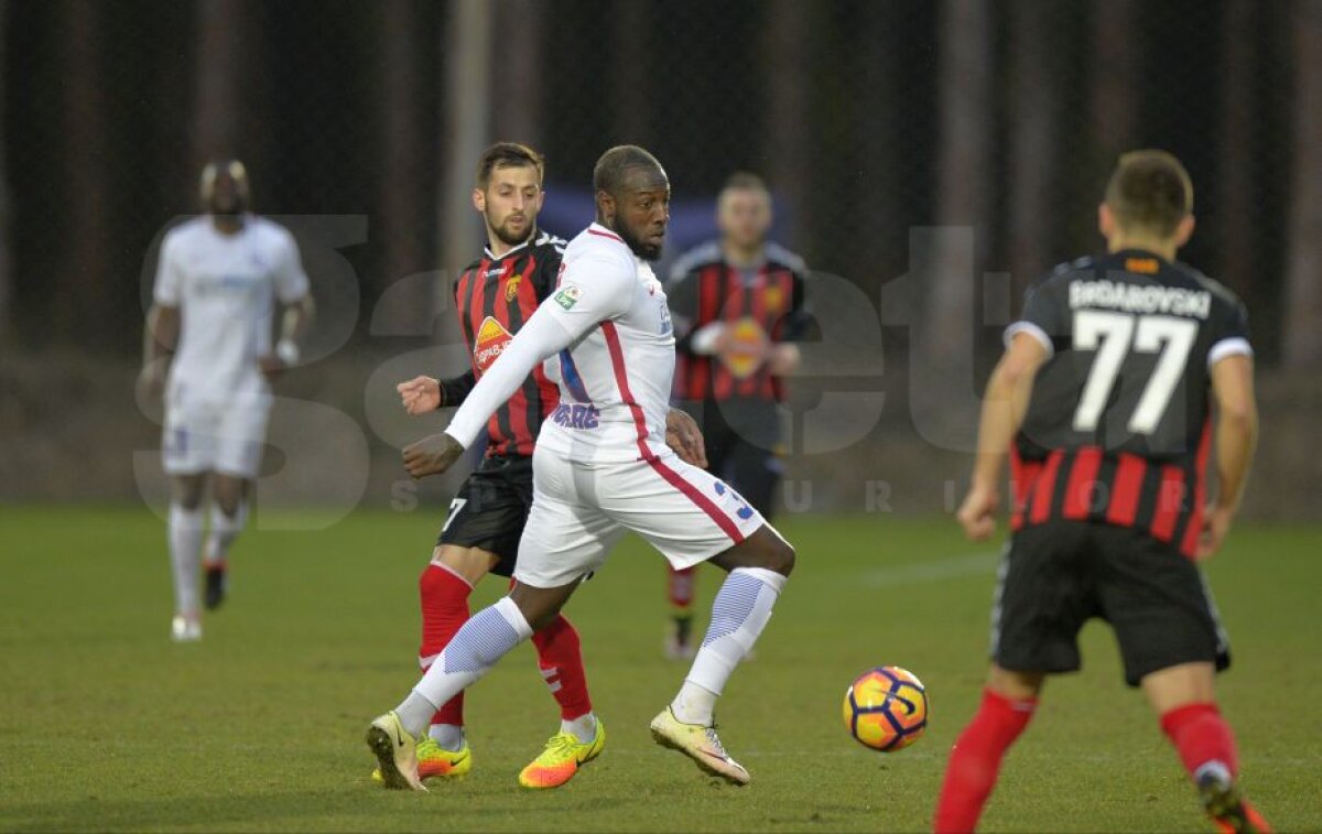 VIDEO + FOTO Succes chinuit pentru Steaua în fața campioanei Macedoniei, cu Gnohere și Alibec titulari