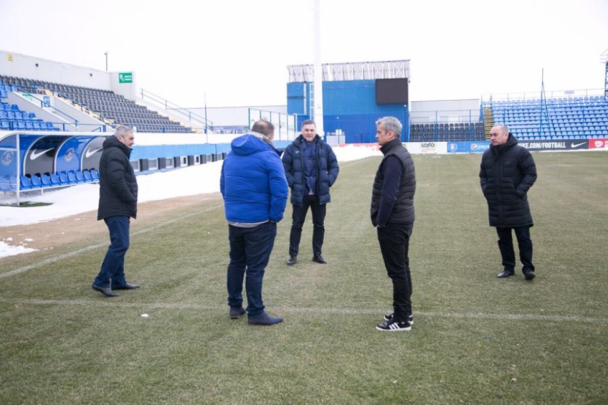 GALERIE FOTO Deținătorii drepturilor TV din Liga 1 au început inspecția stadioanelor din Liga 1! Ce concluzii au tras la Viitorul 