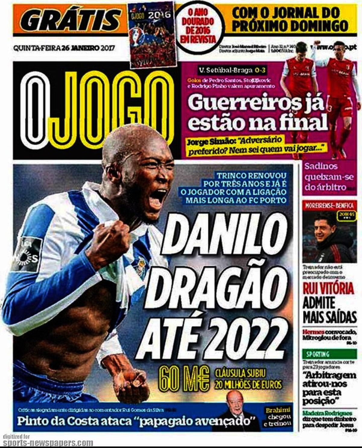 Ce scriu azi ziarele de sport din lume (26 ianuarie 2017)