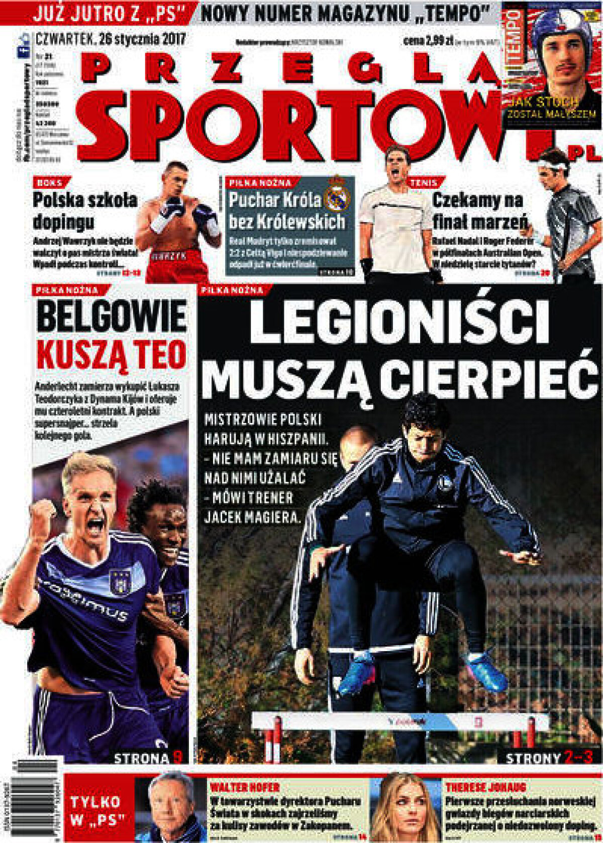 Ce scriu azi ziarele de sport din lume (26 ianuarie 2017)