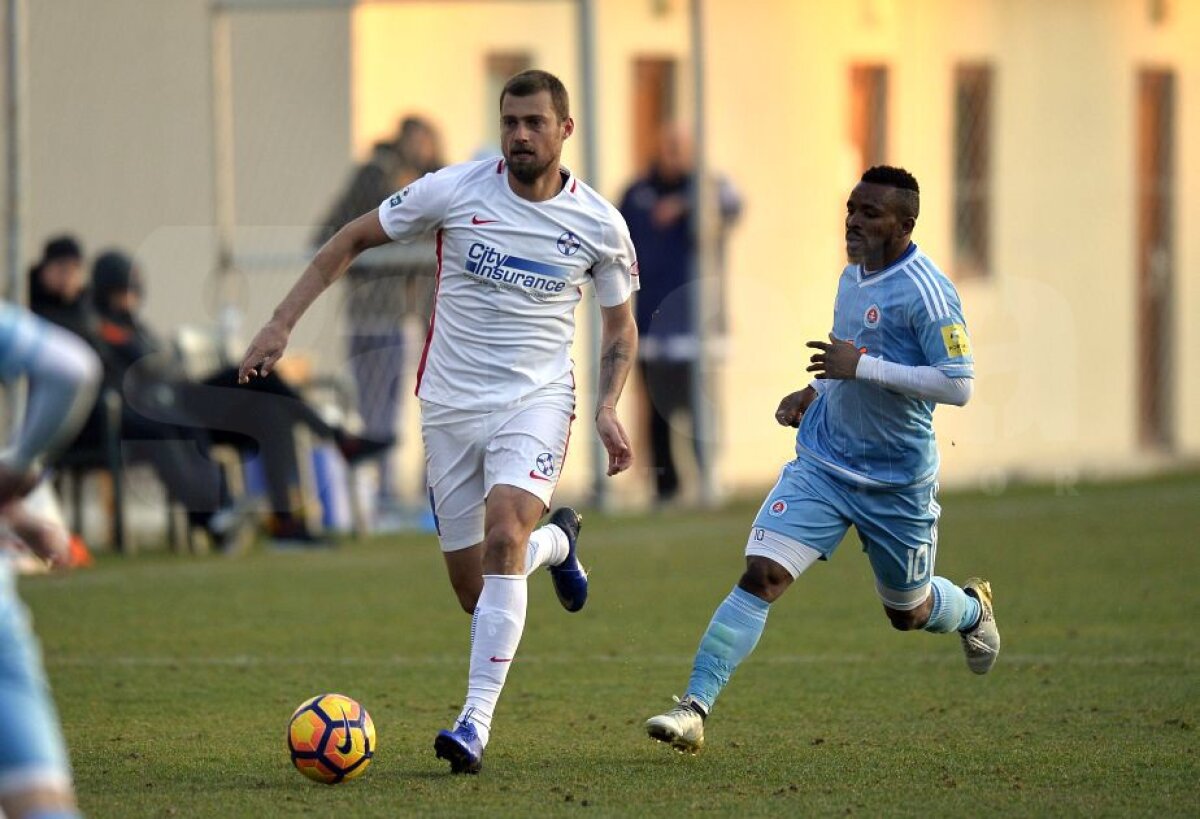 VIDEO + FOTO » Steaua - Slovan Bratislava 1-2 » Denis Alibec a reușit primul său gol, dar apărarea lui Reghe scârțâie din toate încheieturile!