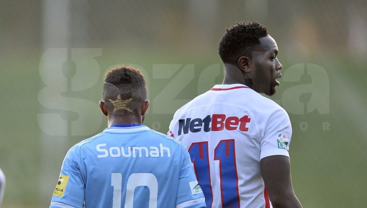 FOTO Coafura unui adversar, subiect de glumă pentru Gabi Tamaș în meciul cu Slovan: "Bravo, ești de-al nostru"