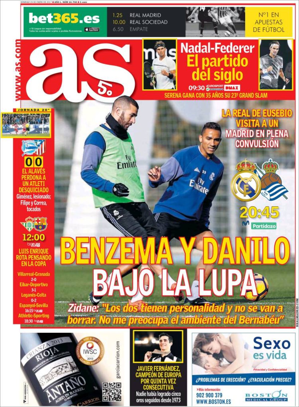 Ce scriu azi ziarele de sport din lume (29 ianuarie 2017)