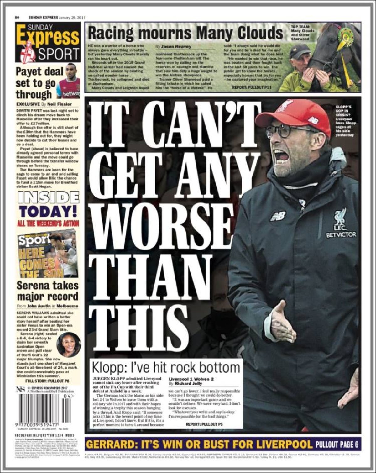 Ce scriu azi ziarele de sport din lume (29 ianuarie 2017)