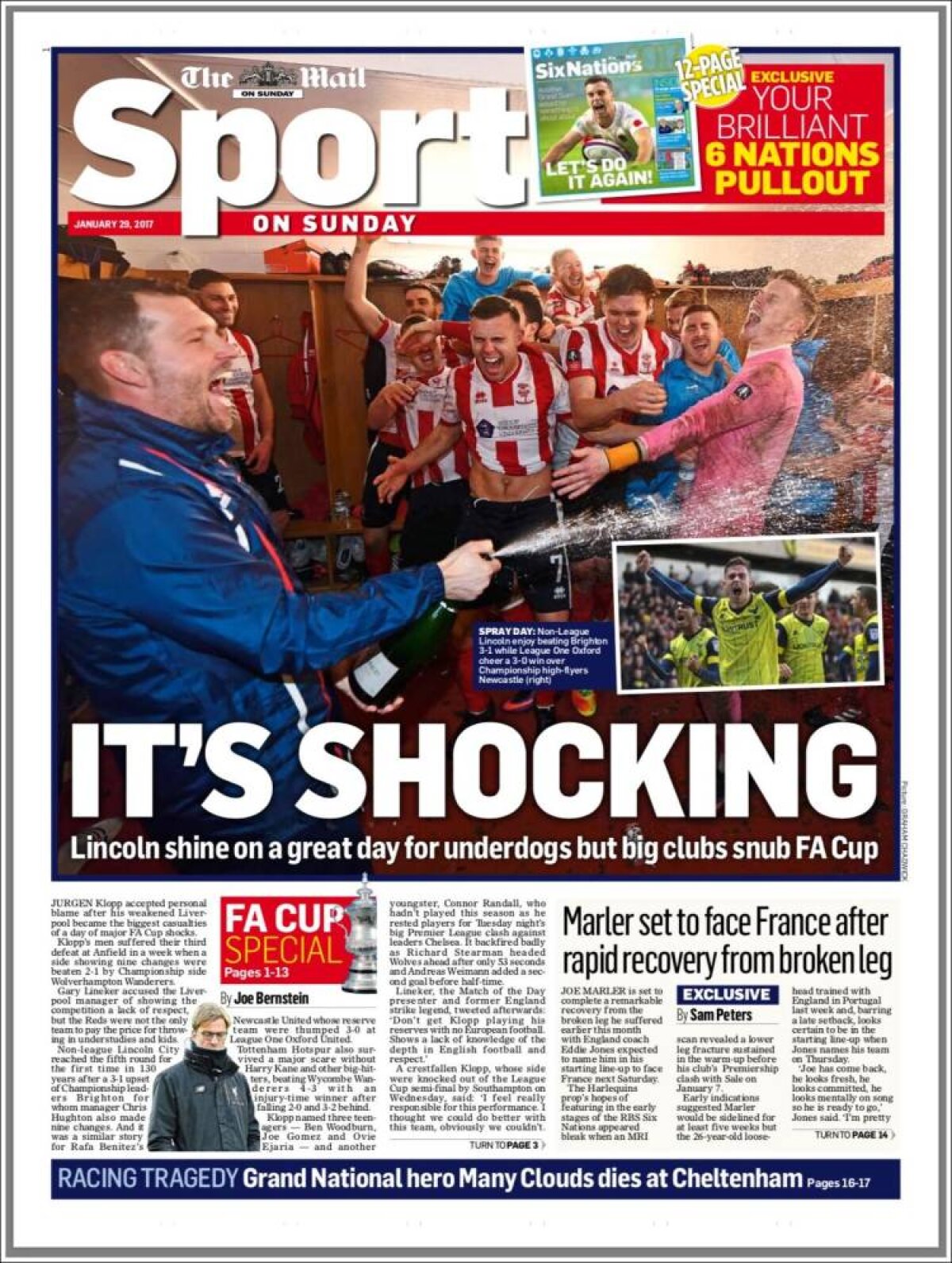 Ce scriu azi ziarele de sport din lume (29 ianuarie 2017)