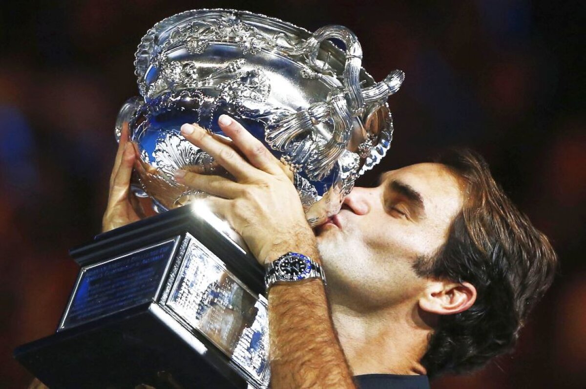FOTO » CAMPION ABSOLUT! Roger Federer triumfă la Australian Open după un meci EPIC în fața lui Rafael Nadal! Elvețianul ajunge la 18 Grand Slam-uri