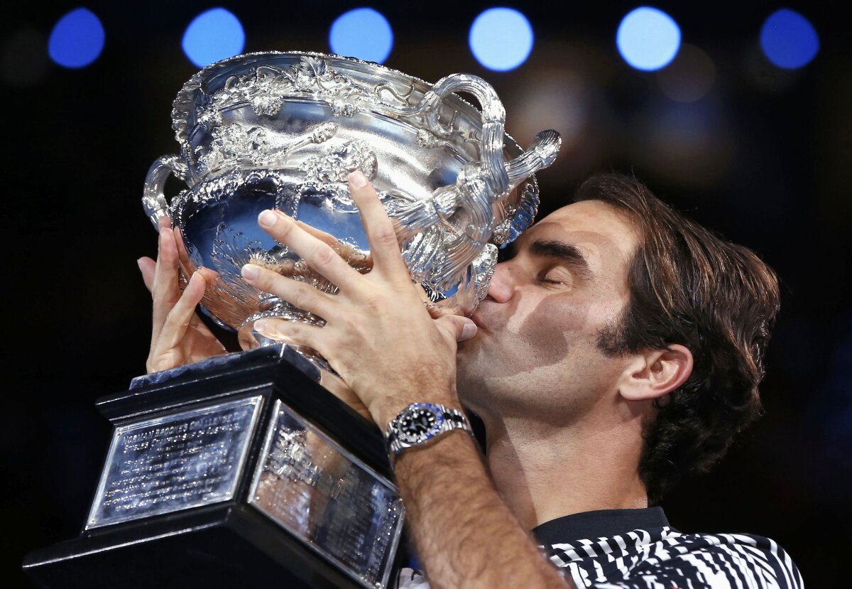 GALERIE FOTO Cele mai tari 25 de imagini de la finala Federer - Nadal » Momente emoționante cu Roger în lacrimi