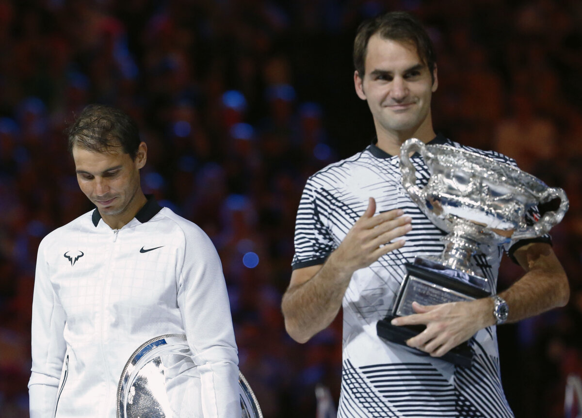 GALERIE FOTO Cele mai tari 25 de imagini de la finala Federer - Nadal » Momente emoționante cu Roger în lacrimi