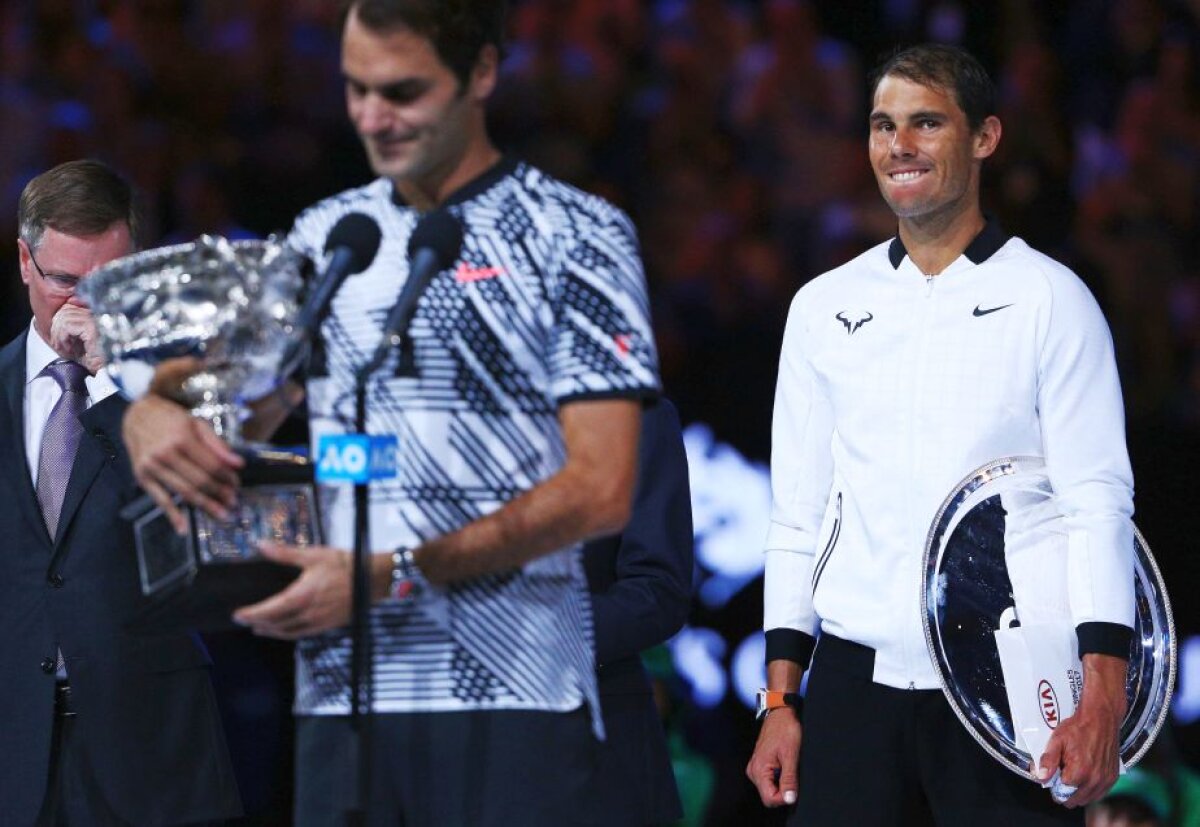 GALERIE FOTO Cele mai tari 25 de imagini de la finala Federer - Nadal » Momente emoționante cu Roger în lacrimi
