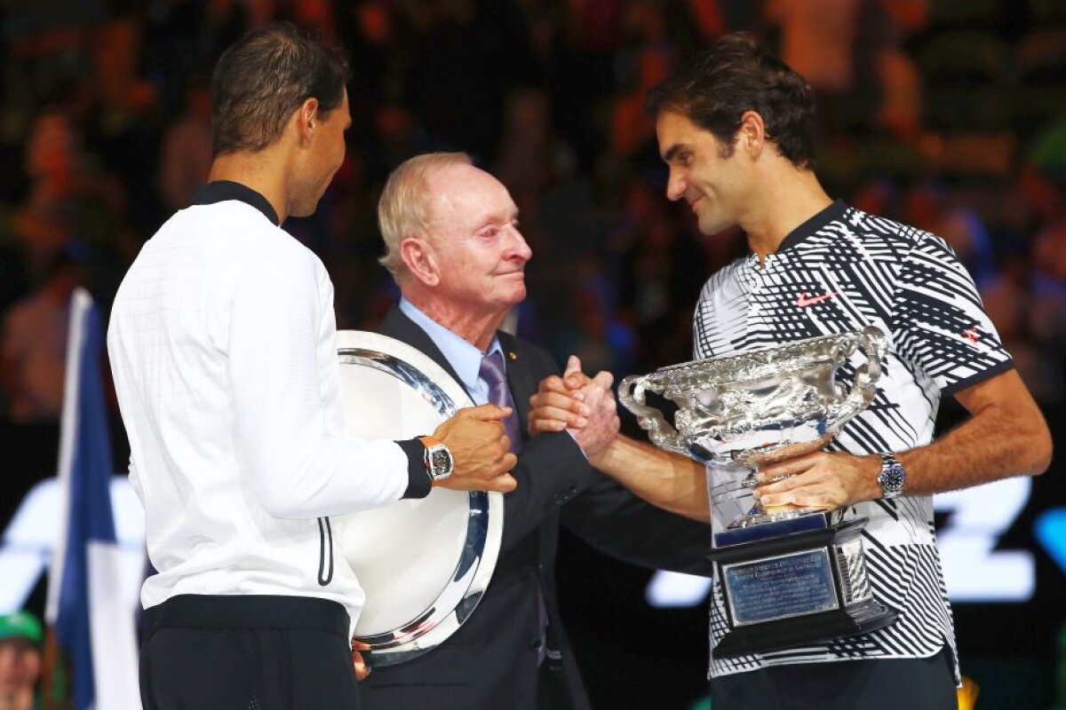 GALERIE FOTO Cele mai tari 25 de imagini de la finala Federer - Nadal » Momente emoționante cu Roger în lacrimi