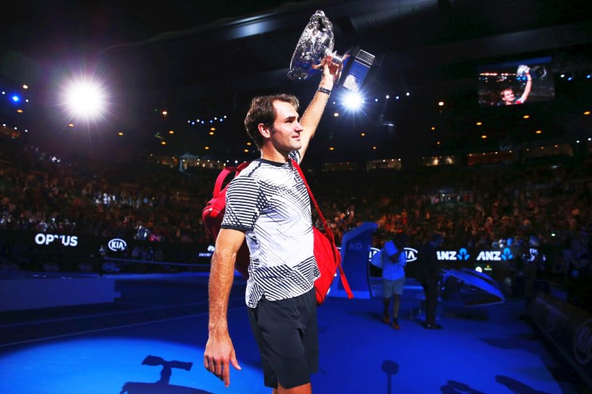 GALERIE FOTO Cele mai tari 25 de imagini de la finala Federer - Nadal » Momente emoționante cu Roger în lacrimi