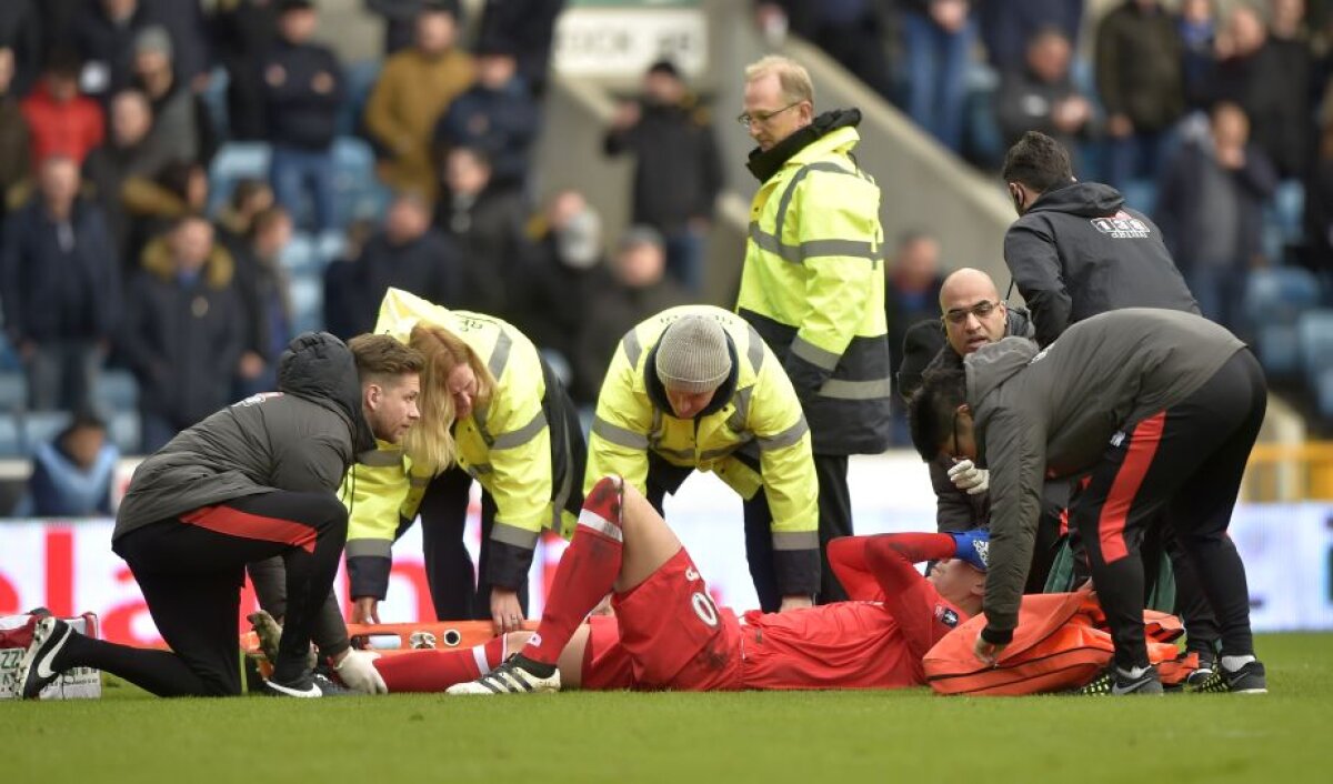 FOTO Momente cumplite pentru Pantilimon » S-a accidentat grav la gleznă și a fost schimbat