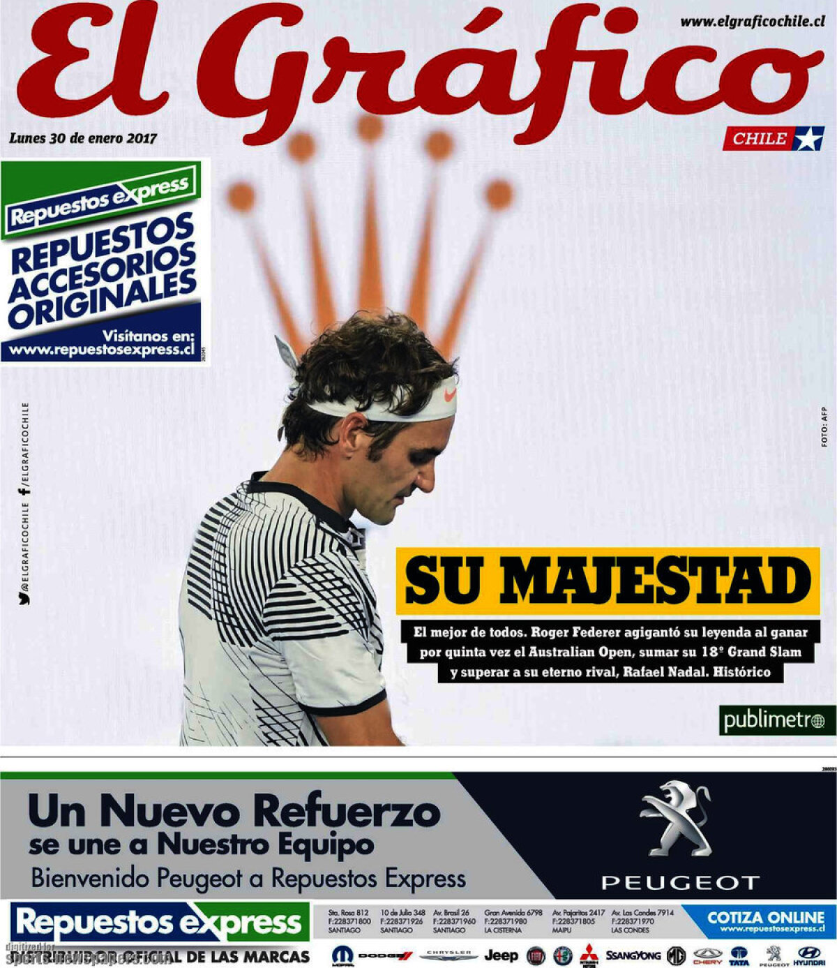 Ce scriu azi ziarele de sport din lume (30 ianuarie 2017)