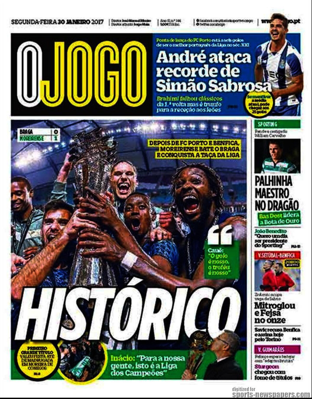 Ce scriu azi ziarele de sport din lume (30 ianuarie 2017)