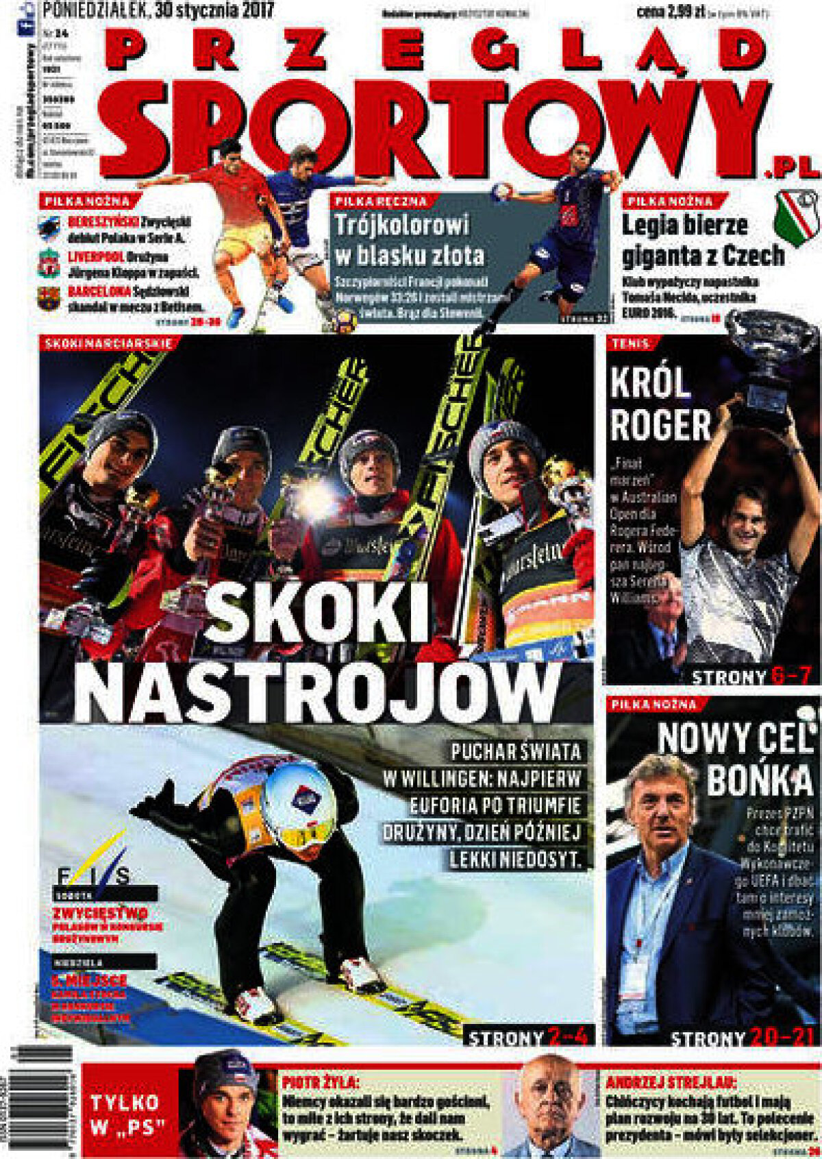 Ce scriu azi ziarele de sport din lume (30 ianuarie 2017)