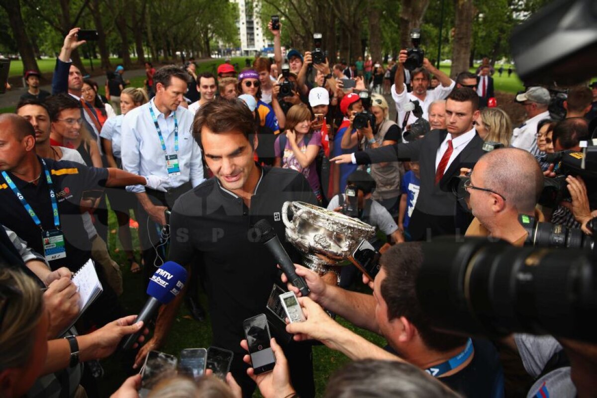 Ce urmează pentru Roger Federer? Primele declarații la o zi după victoria la Australian Open: "Wimbledon, de ce nu US Open?" ;)