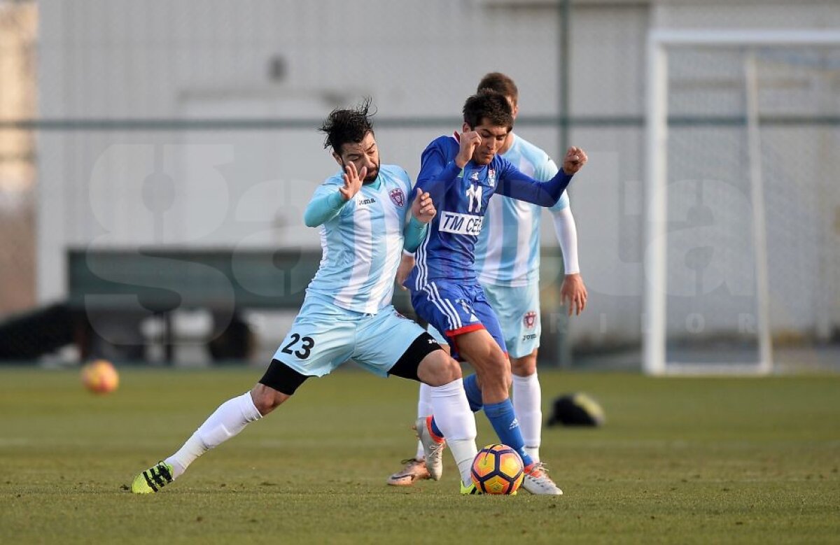 FOTO Egal de final pentru ASA » Mureșenii au terminat la egalitate ultimul amical din Antalya, 2-2