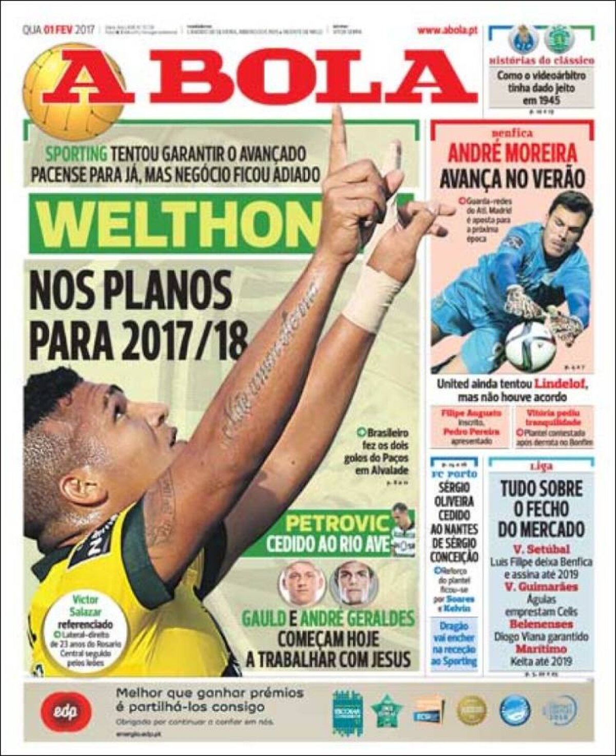 Ce scriu azi ziarele de sport din lume (1 februarie 2017)