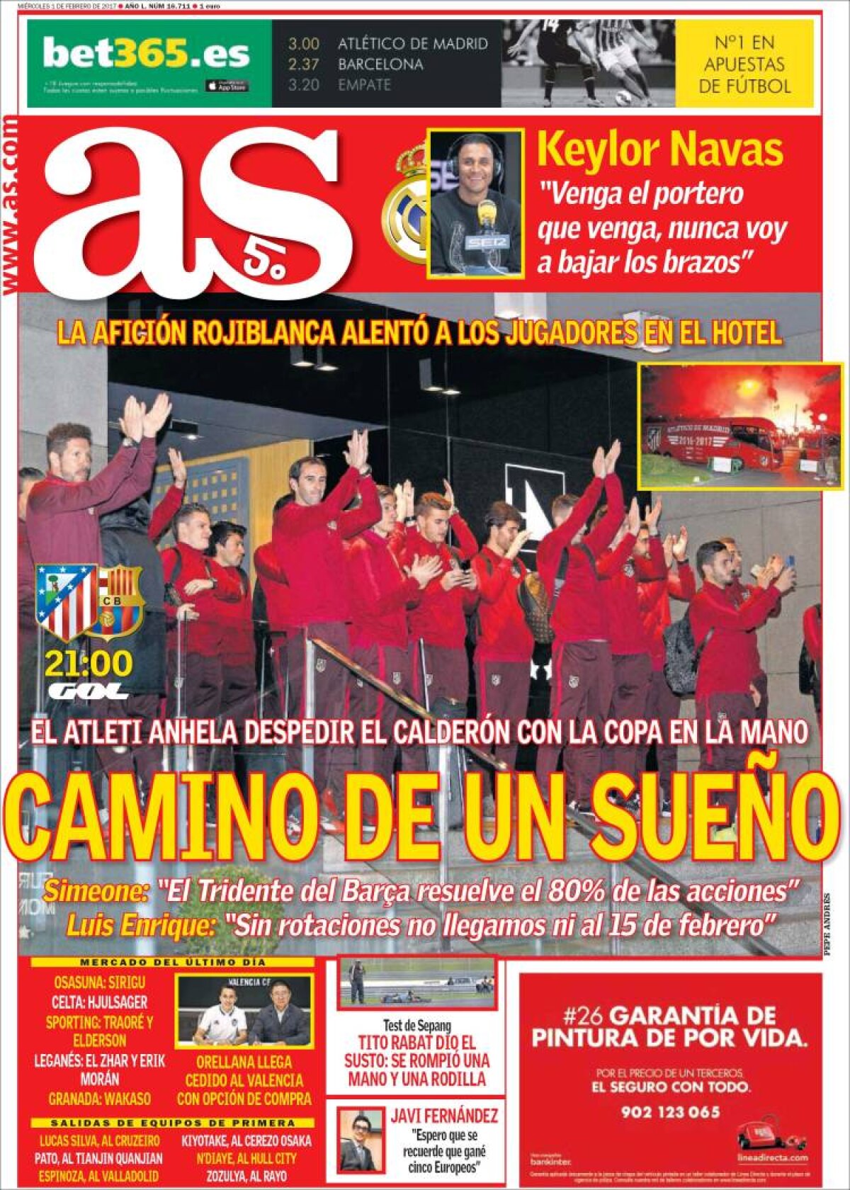 Ce scriu azi ziarele de sport din lume (1 februarie 2017)