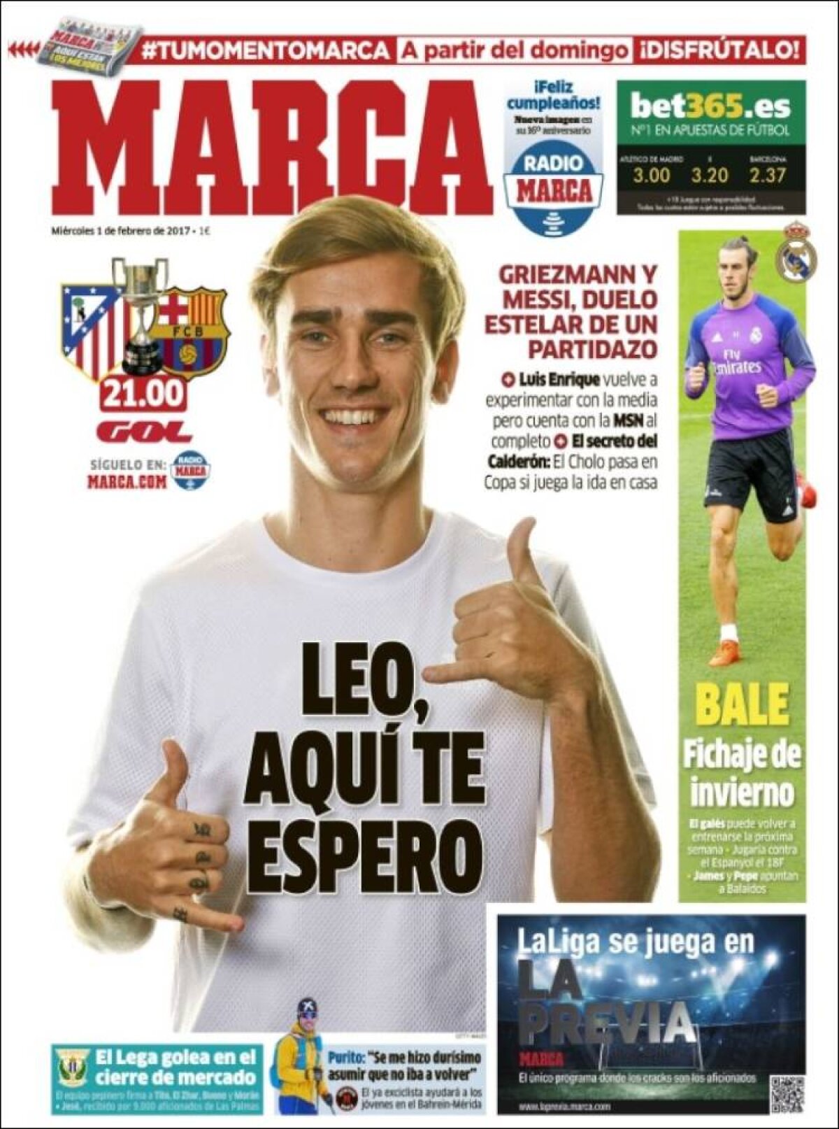 Ce scriu azi ziarele de sport din lume (1 februarie 2017)