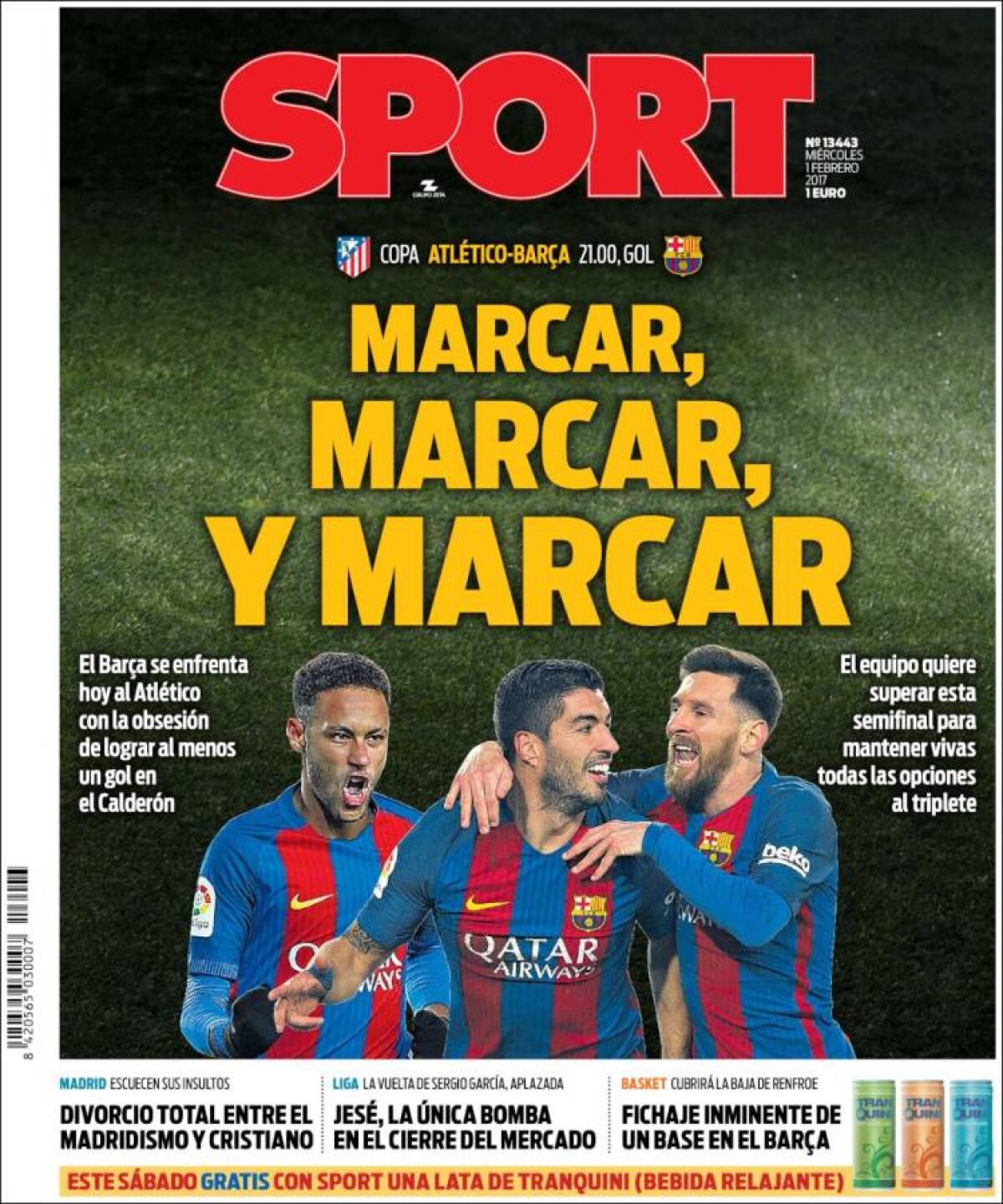 Ce scriu azi ziarele de sport din lume (1 februarie 2017)