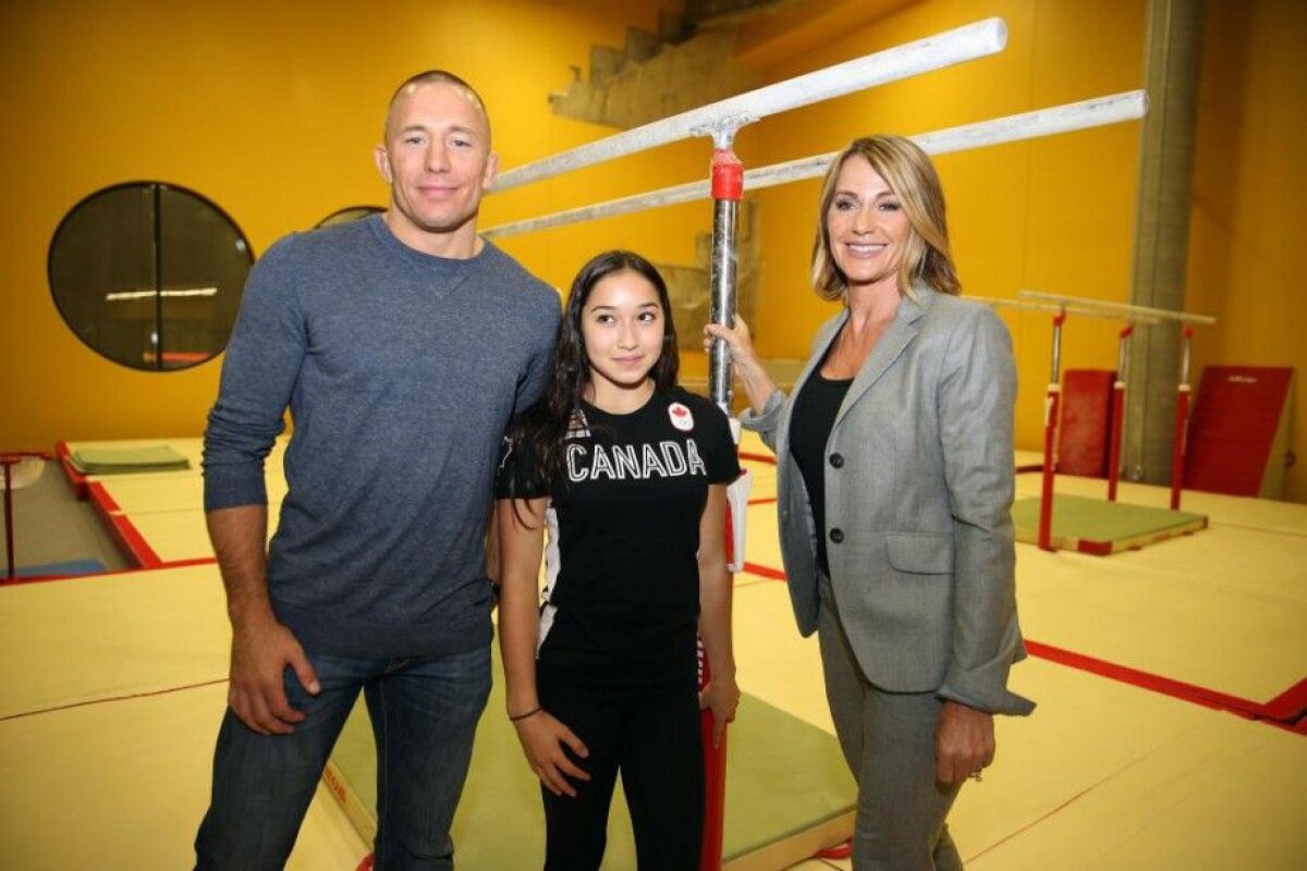 Zeița și Războinicul » Nadia Comăneci a făcut instrucție cu cel mai tare luptător de MMA al Canadei