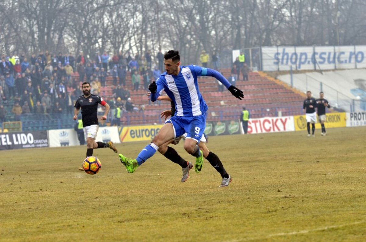 FOTO + VIDEO » Oltenii au făcut scor contra lui FC Voluntari » Premieră pentru CS U