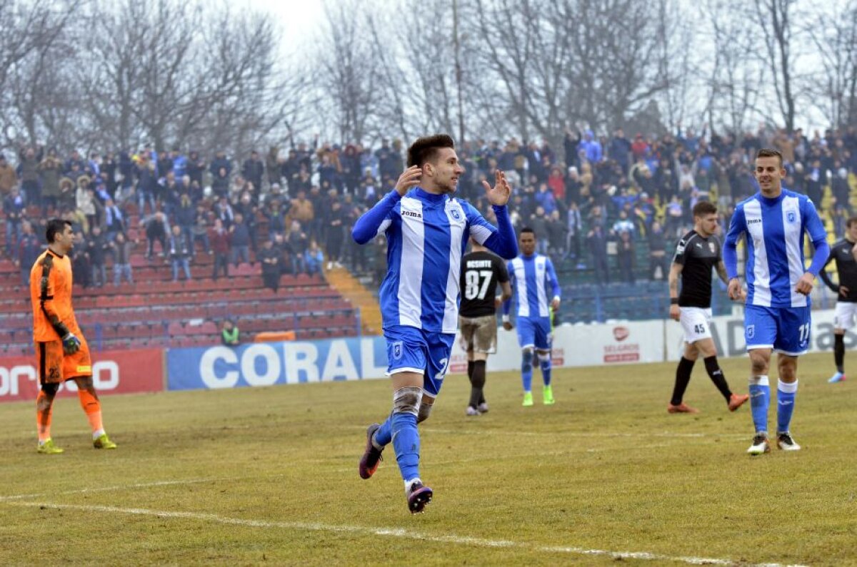 FOTO + VIDEO » Oltenii au făcut scor contra lui FC Voluntari » Premieră pentru CS U