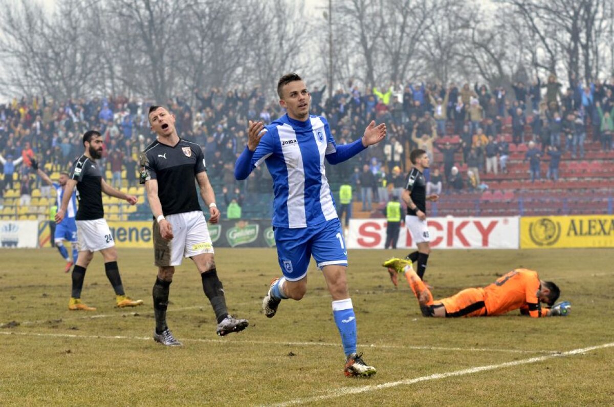 FOTO + VIDEO » Oltenii au făcut scor contra lui FC Voluntari » Premieră pentru CS U