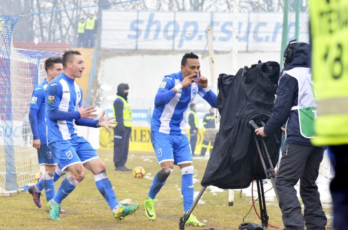 FOTO + VIDEO » Oltenii au făcut scor contra lui FC Voluntari » Premieră pentru CS U