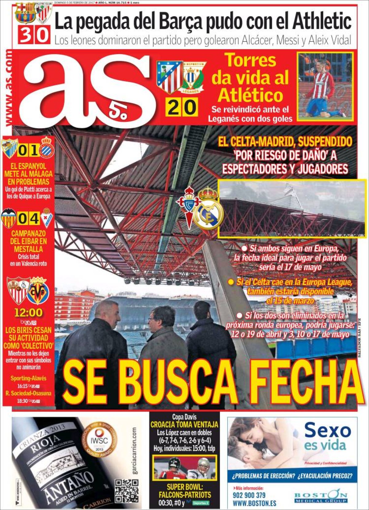 Ce scriu azi ziarele de sport din lume (5 februarie 2017)