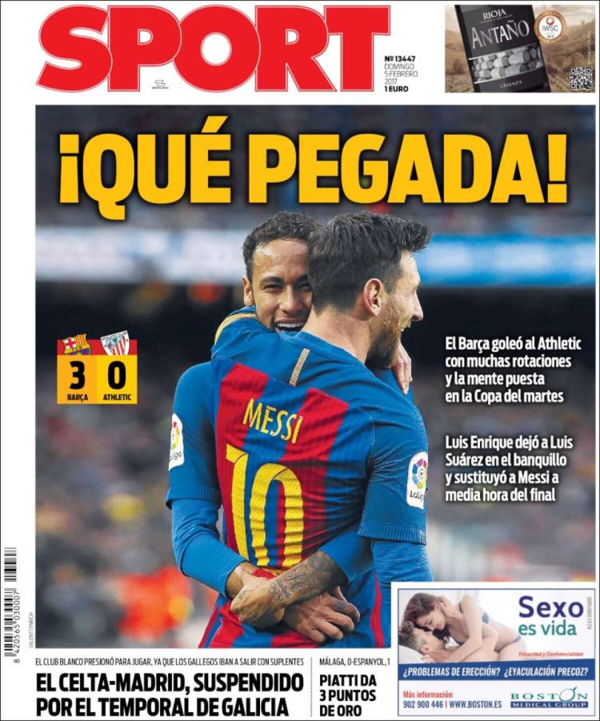 Ce scriu azi ziarele de sport din lume (5 februarie 2017)