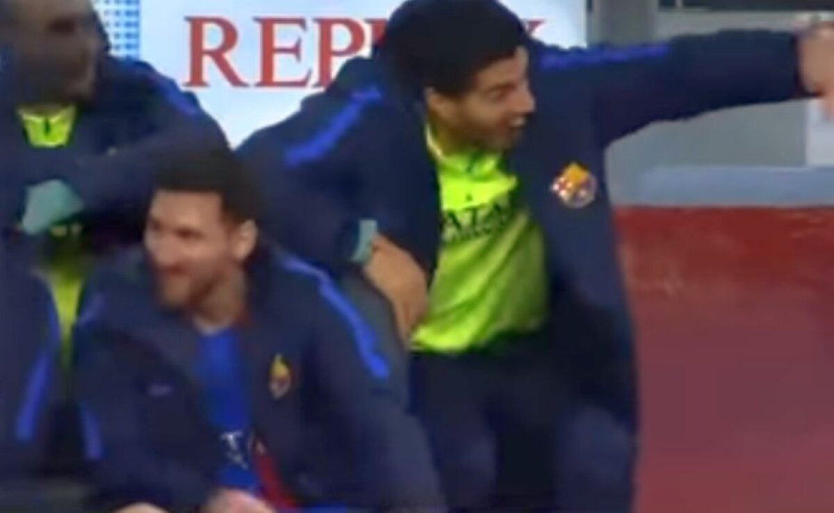 VIDEO Imaginile devenite virale cu Messi și Suarez în prim-plan » Iată ce le-a provocat o criză de râs vedetelor Barcelonei