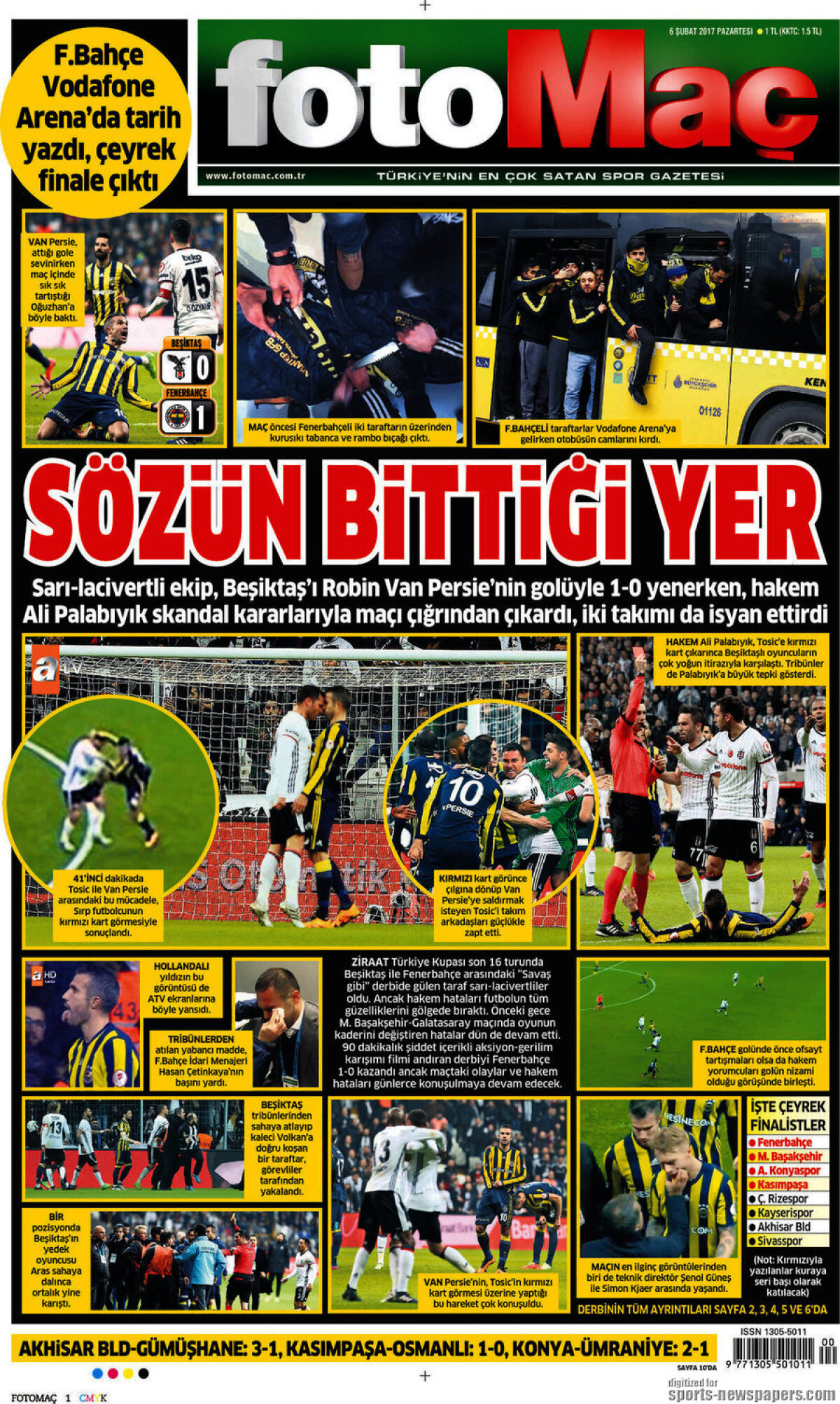 Ce scriu azi ziarele de sport din lume (6 februarie 2017)