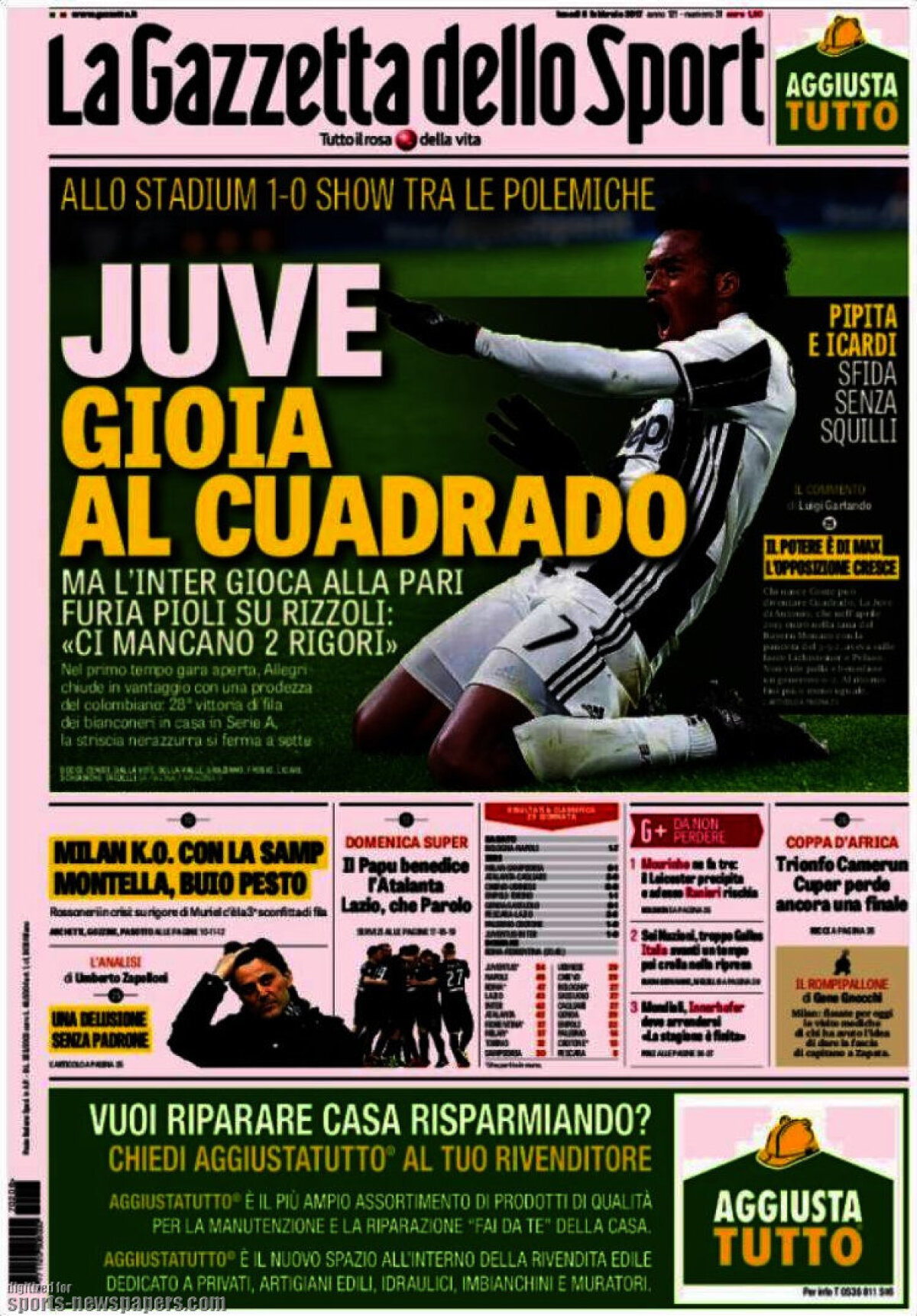 Ce scriu azi ziarele de sport din lume (6 februarie 2017)