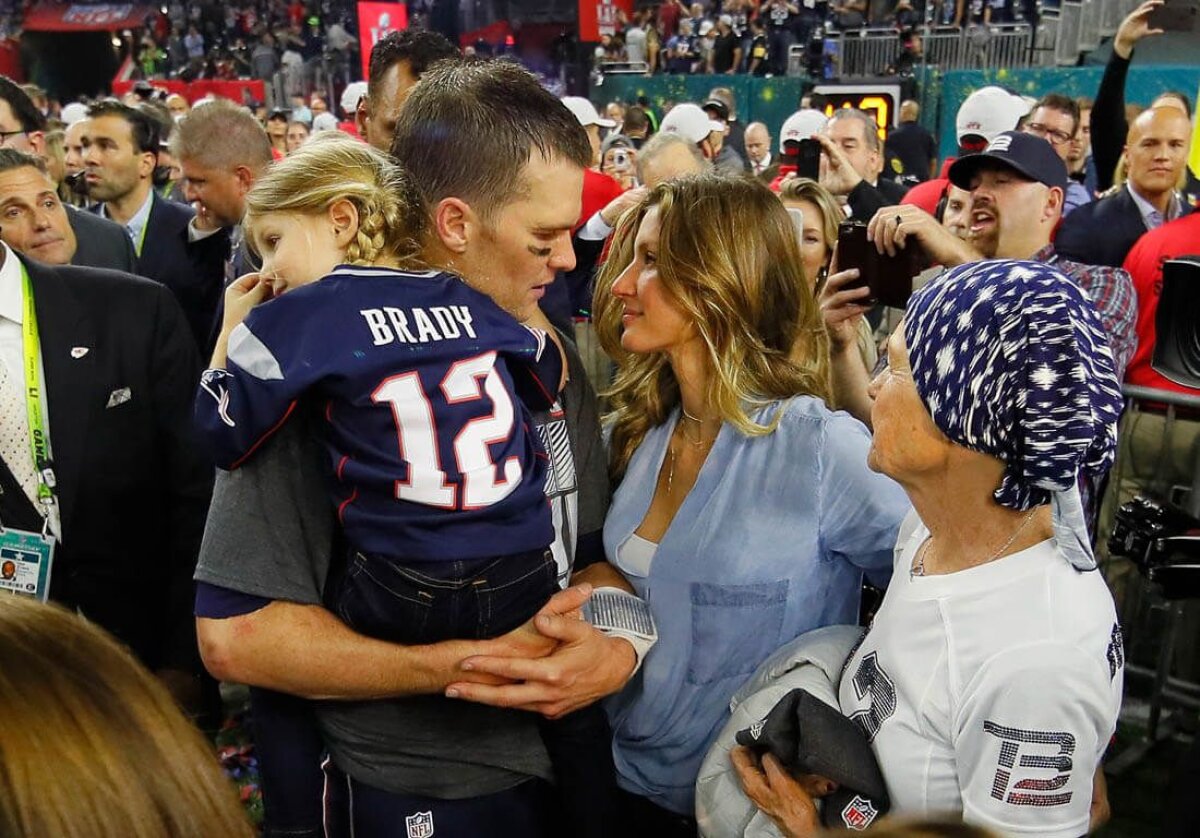 FOTO Zece ani cu Gisele » Tom Brady e campion și în viața de zi cu zi