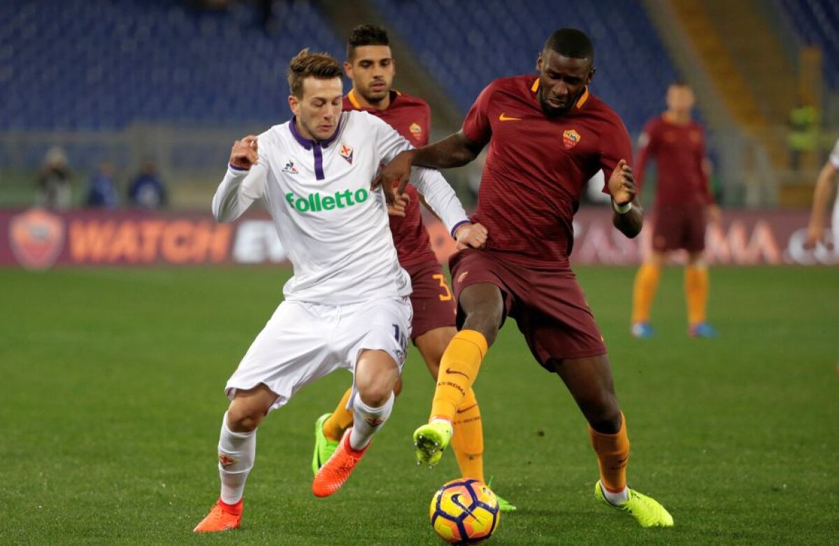 FOTO și VIDEO Ploaie de goluri în poarta lui Tătărușanu » Fiorentina a fost demolată de Roma pe Stadio Olimpico