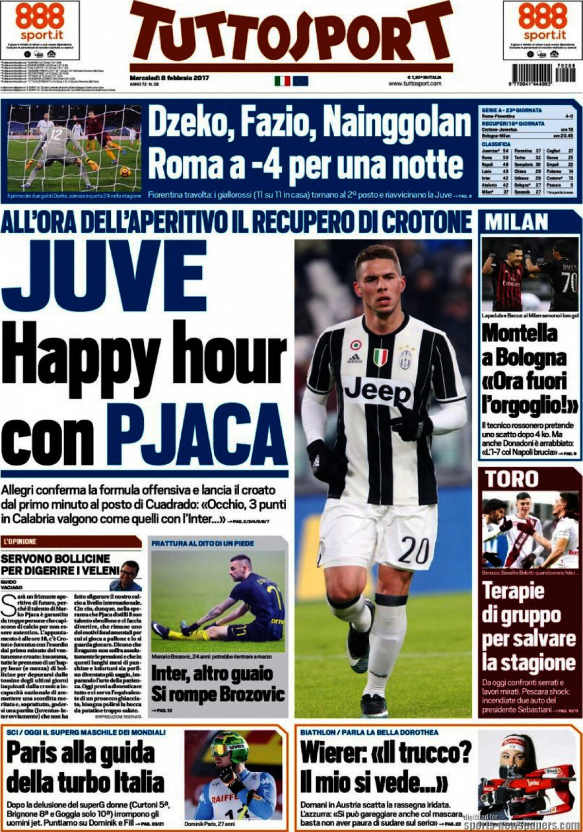 Ce scriu azi ziarele de sport din lume (8 februarie 2017)