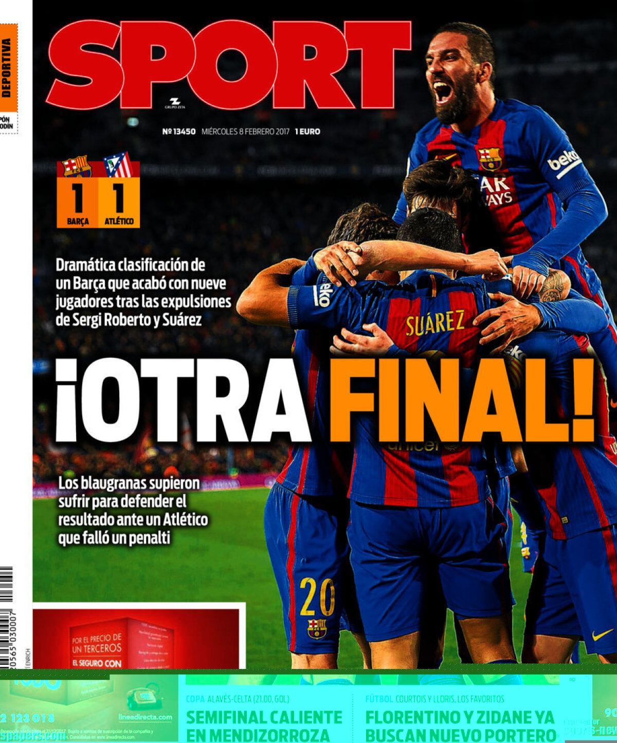 Ce scriu azi ziarele de sport din lume (8 februarie 2017)