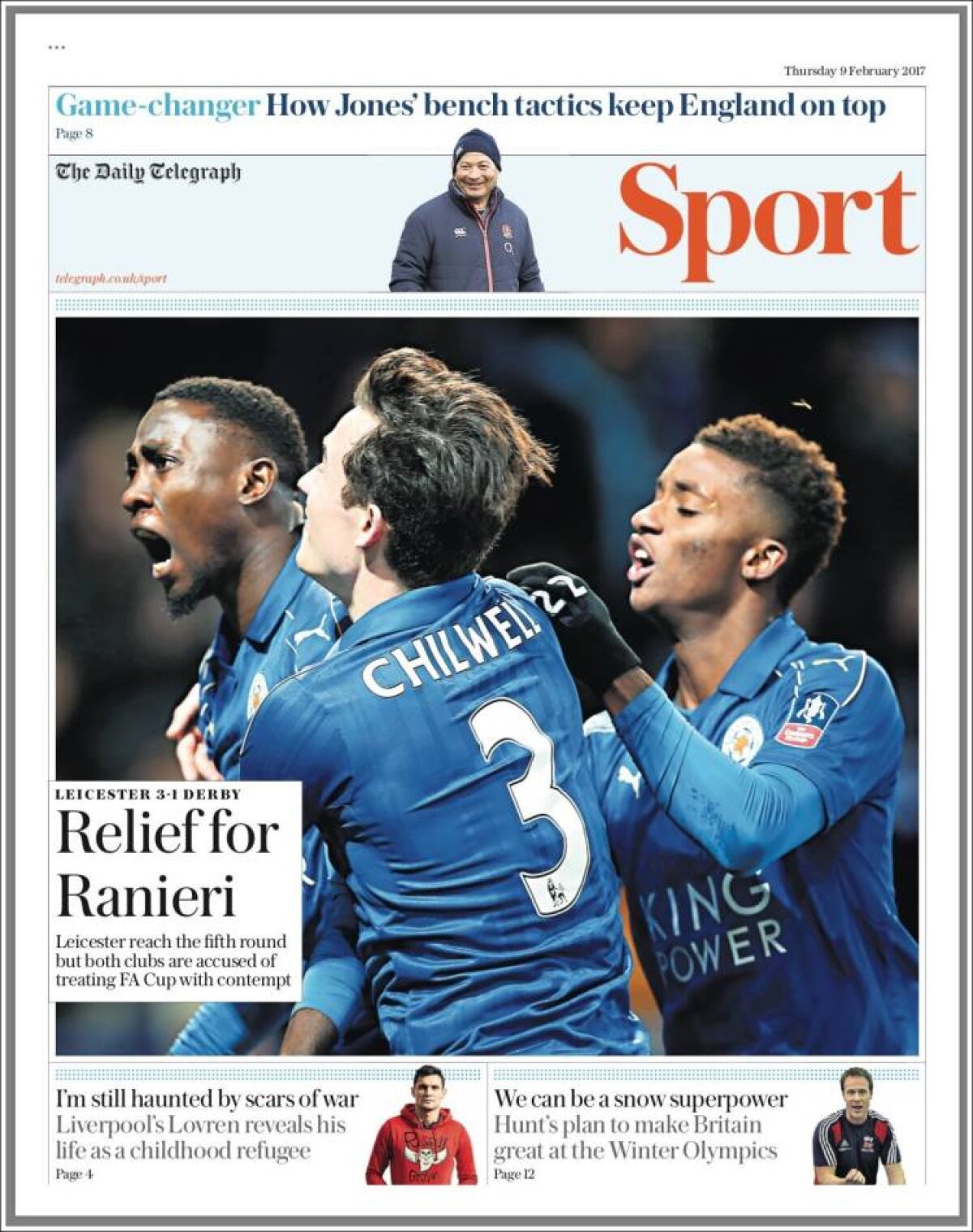 Ce scriu azi ziarele de sport din lume (9 februarie 2017)