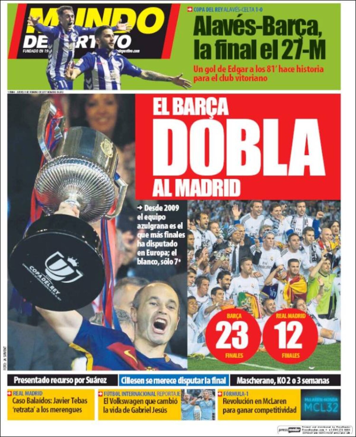 Ce scriu azi ziarele de sport din lume (9 februarie 2017)