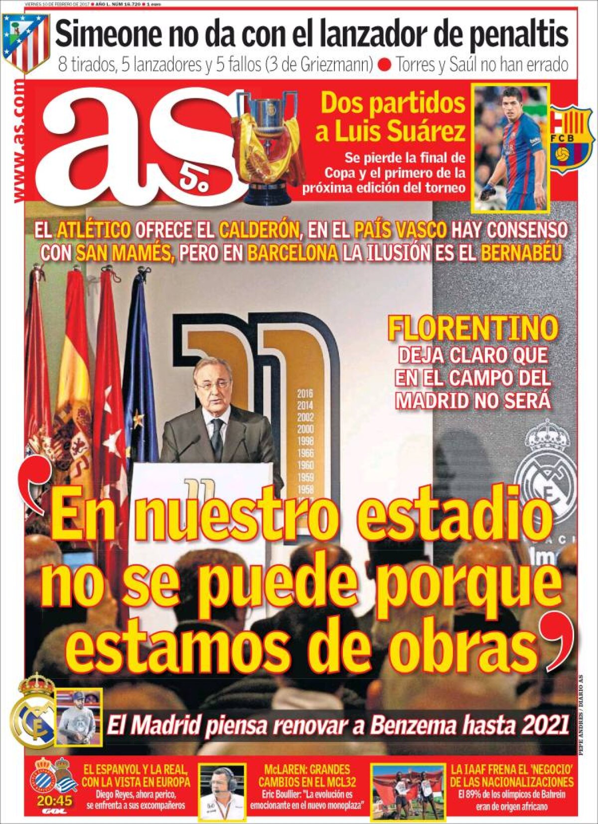 Ce scriu azi ziarele de sport din lume (10 februarie 2017)