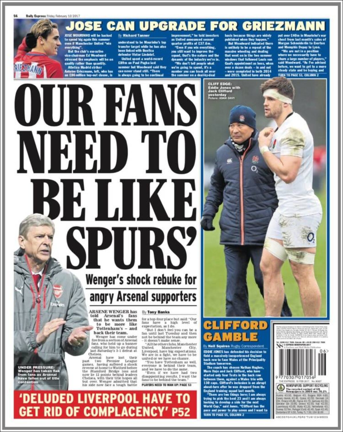 Ce scriu azi ziarele de sport din lume (10 februarie 2017)